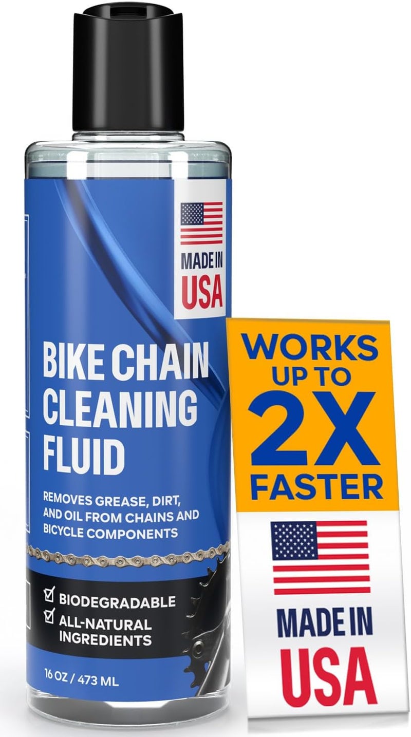 Samorillo Bicycle Chain & Component Cleaning Fluid - 16oz Chain Degreaser Works in Minutes - Made in USA - Compatible With All Chain Scrubbers Or Apply Directly To Chain - Bike, Motorcycle & Chainsaw Chains - Image 1